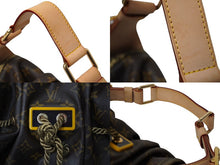 画像をギャラリービューアに読み込む, 極美品 LOUIS VUITTON ルイヴィトン カラハリPM ハンドバッグ M97016 ブラウン ゴールド金具 中古 60996