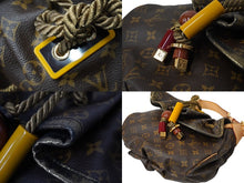 画像をギャラリービューアに読み込む, 極美品 LOUIS VUITTON ルイヴィトン カラハリPM ハンドバッグ M97016 ブラウン ゴールド金具 中古 60996