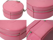 Load image into Gallery viewer, CHANEL シャネル ハンドバッグ ココマーク ラウンドチェーンショルダーバッグ パテント26番台 ピンク シルバー金具 美品 中古 61000