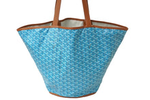 Load image into Gallery viewer, 新品未使用 GOYARD ゴヤール リバーシブルトートバッグ べラーラ BELHARMMLTY11CL03P 限定カラー ターコイズブルー 中古 61008