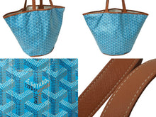 Load image into Gallery viewer, 新品未使用 GOYARD ゴヤール リバーシブルトートバッグ べラーラ BELHARMMLTY11CL03P 限定カラー ターコイズブルー 中古 61008