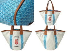 Load image into Gallery viewer, 新品未使用 GOYARD ゴヤール リバーシブルトートバッグ べラーラ BELHARMMLTY11CL03P 限定カラー ターコイズブルー 中古 61008