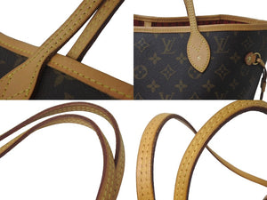 LOUIS VUITTON ルイヴィトン トートバッグ ネヴァーフルMM モノグラムキャンバス M41177 ブラウン ゴールド金具 美品 中古 61012