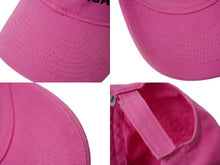 Load image into Gallery viewer, BALENCIAGA バレンシアガ ベースボールキャップ サイズL ピンク ロゴ刺繍 コットン 590758 310B2 美品 中古 61030