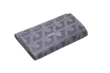 Load image into Gallery viewer, GOYARD ゴヤール キーケース ポルトクレ サンミッシェル 六連 グレー ヘリンボーン STMICHPMLTY51CL51P 美品 中古 61034