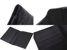 Load image into Gallery viewer, 極美品 GOYARD ゴヤール パスポートケース グルネル ヘリンボーン柄 ブラック ブラウン マーカージュ入り 中古 61043