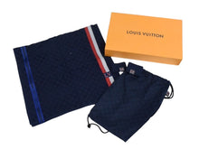 Load image into Gallery viewer, 極美品 LOUIS VUITTON ルイヴィトン ダミエ ジムセット タオル ナップサック リストバンド ネイビー M78544 中古 61054