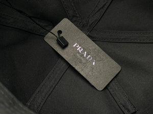 極美品 PRADA プラダ ルナロッサ ピレリ キャップ ブラック LRH018 LUNA ROSSA ロゴ帽子把握 ネロサイズXXS 中古 61056 