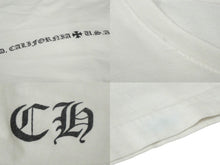 Load image into Gallery viewer, CHROME HEARTS クロムハーツ 長袖Ｔシャツ CHクロス プリント ホワイト サイズL コットン 2212-304-0153 良品 中古 61058