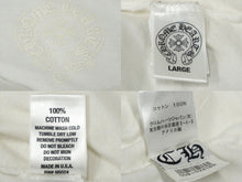 Load image into Gallery viewer, CHROME HEARTS クロムハーツ 長袖Ｔシャツ CHクロス プリント ホワイト サイズL コットン 2212-304-0153 良品 中古 61058