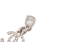 Load image into Gallery viewer, CHANEL シャネル ピアス ココマーク C23 C チェーン ラインストーン ラメ ゴールド メタル 美品 中古 61061