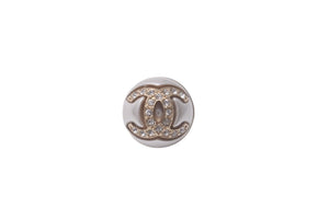 極美品CHANEL シャネル ピアス I22 S ココマーク パール ラインストーン ゴールド イタリア製 中古 61063