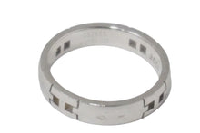 Load image into Gallery viewer, HERMES エルメス リング ヘラクレス Hロゴ モチーフ シルバー ゴールド750 3.7ｇ AU750#47 6号 美品 中古 61075
