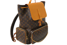 Load image into Gallery viewer, 極美品 LOUIS VUITTON ルイヴィトン リュック トリオ・バックパック モノグラム ヴァージル M44658 中古 61077