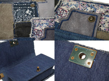 Load image into Gallery viewer, 極美品 CHANEL シャネル ボーイシャネル チェーンショルダーバッグ 20番台 デニムパッチワーク インディゴ ゴールド金具 中古 61081