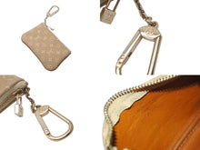 画像をギャラリービューアに読み込む, 極美品 LOUIS VUITTON ルイヴィトン ポシェットクレ コインケース モノグラムミニ ベージュ M92438 中古 61087