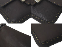 Load image into Gallery viewer, FENDI フェンディ ショルダーバッグ セレリア マンマバケット レザー ブラウン ダブルFズッカ ブラウン シルバー 美品 中古 61090