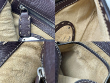 Load image into Gallery viewer, FENDI フェンディ ショルダーバッグ セレリア マンマバケット レザー ブラウン ダブルFズッカ ブラウン シルバー 美品 中古 61090