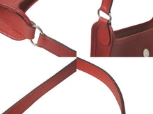 Load image into Gallery viewer, HERMES エルメス ヴェスパTPM ショルダーバッグ □H刻印 ヴォーエプソン ルージュカザック シルバー金具 美品 中古 61092