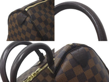 Load image into Gallery viewer, LOUIS VUITTON ルイヴィトン ダミエ キーポル50 ボストンバッグ N41427 コーティングキャンバス ブラウン 美品 中古 61098