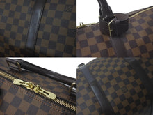 Load image into Gallery viewer, LOUIS VUITTON ルイヴィトン ダミエ キーポル50 ボストンバッグ N41427 コーティングキャンバス ブラウン 美品 中古 61098