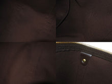 Load image into Gallery viewer, LOUIS VUITTON ルイヴィトン ダミエ キーポル50 ボストンバッグ N41427 コーティングキャンバス ブラウン 美品 中古 61098