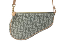 画像をギャラリービューアに読み込む, 極美品 Christian Dior クリスチャンディオール トロッター サドルポーチ ワンショルダー グリーン MC 0071 中古 61110