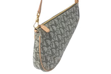 画像をギャラリービューアに読み込む, 極美品 Christian Dior クリスチャンディオール トロッター サドルポーチ ワンショルダー グリーン MC 0071 中古 61110