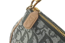画像をギャラリービューアに読み込む, 極美品 Christian Dior クリスチャンディオール トロッター サドルポーチ ワンショルダー グリーン MC 0071 中古 61110