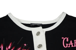 極美品 CHANEL シャネル スウェット トレーナー 21SS No5 ガブリエルココ ココマーク ブラック サイズXL P70689V62077 中古 61114