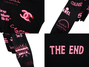 極美品 CHANEL シャネル スウェット トレーナー 21SS No5 ガブリエルココ ココマーク ブラック サイズXL P70689V62077 中古 61114