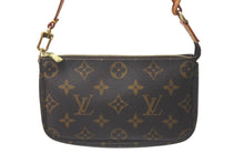 Load image into Gallery viewer, LOUIS VUITTON ルイ ヴィトン アクセサリーポーチ ミニポシェットアクセソワール M58009 モノグラム ブラウン 美品 中古 61118