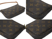 Load image into Gallery viewer, LOUIS VUITTON ルイ ヴィトン アクセサリーポーチ ミニポシェットアクセソワール M58009 モノグラム ブラウン 美品 中古 61118