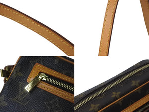 極美品 LOUIS VUITTON ルイヴィトン ポシェット シテ ショルダーバッグ モノグラム M51183 ゴールド金具 中古 61128