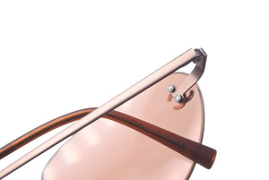 CHANEL シャネル サングラス サイズ53□19 130 ブラウン イタリア製 4003 c.116/74 美品 中古 61132