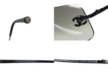 Load image into Gallery viewer, CHANEL シャネル サングラス ココマーク サイズ62◻︎17 120 ラインストーン グレー 4017-D c.170/8G 良品 中古 61136