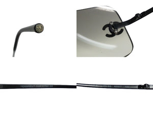 CHANEL シャネル サングラス ココマーク サイズ62◻︎17 120 ラインストーン グレー 4017-D c.170/8G 良品 中古 61136