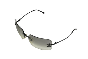 CHANEL シャネル サングラス ココマーク サイズ62◻︎17 120 ラインストーン グレー 4017-D c.170/8G 良品 中古 61136