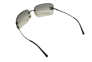 CHANEL シャネル サングラス ココマーク サイズ62◻︎17 120 ラインストーン グレー 4017-D c.170/8G 良品 中古 61136
