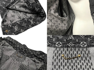 LOUIS VUITTON ルイヴィトン × NIGO ニゴー コラボ ジャイアントダミエウェーブス デニムジャケット モノグラム 50 美品 中古 61150