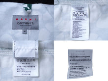 Load image into Gallery viewer, MARNI マルニ × Carhartt カーハート コラボ フラワー チョアコート カバーオールジャケット M コットン グリーン 美品 中古 61154