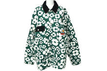 Load image into Gallery viewer, MARNI マルニ × Carhartt カーハート コラボ フラワー チョアコート カバーオールジャケット M コットン グリーン 美品 中古 61154