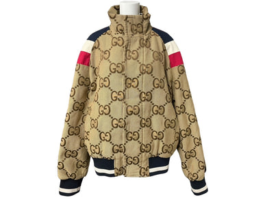 GUCCI グッチ ブルゾン 22SS タイガー GGコレクション 683257 ZAIVS ボンバージャケット サイズ50 美品 中古 61157 