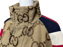 画像をギャラリービューアに読み込む, GUCCI グッチ ブルゾン 22SS タイガー GGコレクション 683257 ZAIVS ボンバージャケット サイズ50 美品 中古 61157 
