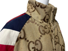 画像をギャラリービューアに読み込む, GUCCI グッチ ブルゾン 22SS タイガー GGコレクション 683257 ZAIVS ボンバージャケット サイズ50 美品 中古 61157 
