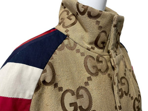 GUCCI グッチ ブルゾン 22SS タイガー GGコレクション 683257 ZAIVS ボンバージャケット サイズ50 美品 中古 61157 
