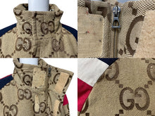 画像をギャラリービューアに読み込む, GUCCI グッチ ブルゾン 22SS タイガー GGコレクション 683257 ZAIVS ボンバージャケット サイズ50 美品 中古 61157 