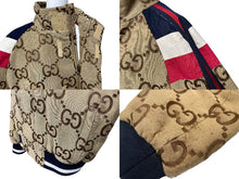 画像をギャラリービューアに読み込む, GUCCI グッチ ブルゾン 22SS タイガー GGコレクション 683257 ZAIVS ボンバージャケット サイズ50 美品 中古 61157 
