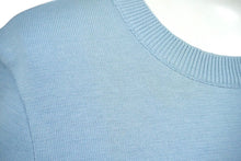 Load image into Gallery viewer, CHANEL シャネル スポーツライン 半袖ニット Tシャツ ココマーク ブルー コットン P21671V01329 良品 中古 61160