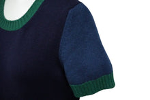 Load image into Gallery viewer, CHANEL シャネル ワンピース ニット カシミヤ サイズ36 ターンロック ココマーク ネイビー P42136K03185 美品 中古 61168